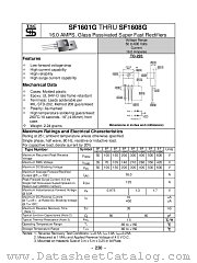 SF1608G datasheet pdf Taiwan Semiconductor