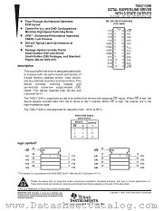 74AC11240PWR datasheet pdf Texas Instruments