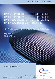 HYS72D128300GBR-5-B datasheet pdf Infineon