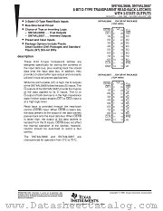 SN74ALS667NT datasheet pdf Texas Instruments
