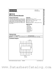 MM74C42 datasheet pdf Fairchild Semiconductor