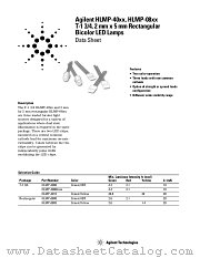 HLMP-4015 datasheet pdf Agilent (Hewlett-Packard)