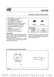 74V1T02 datasheet pdf ST Microelectronics