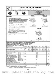 GBPC3510M datasheet pdf Taiwan Semiconductor