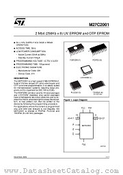 M27C2001-70C6 datasheet pdf ST Microelectronics