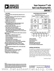 ADM1067ACP-REEL datasheet pdf Analog Devices