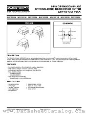 MOC3022M datasheet pdf Fairchild Semiconductor