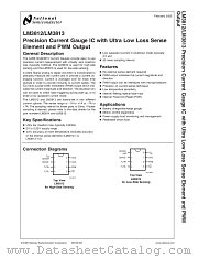 LM3813M-1.0 datasheet pdf National Semiconductor