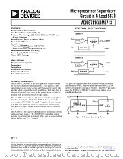 ADM6711LAKS-REEL datasheet pdf Analog Devices