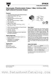 SFH636-X009 datasheet pdf Vishay