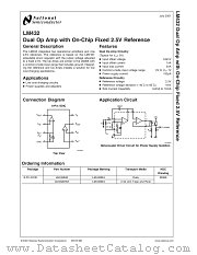 LM432MA datasheet pdf National Semiconductor