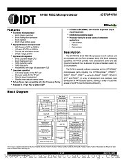 IDT79R4700-100G datasheet pdf IDT