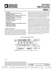 AD8316-EVAL datasheet pdf Analog Devices