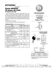 MTP30P06V datasheet pdf ON Semiconductor