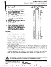 SN74ABT16853DLR datasheet pdf Texas Instruments