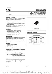 ESDA6V1P datasheet pdf ST Microelectronics
