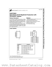 54ACTQ544FMQB datasheet pdf National Semiconductor