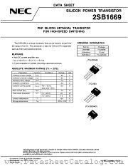 2SB1669-S datasheet pdf NEC