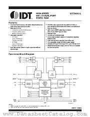 IDT7008L20PFI datasheet pdf IDT