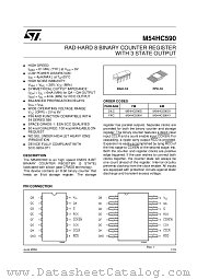 M54HC590 datasheet pdf ST Microelectronics