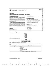 LM4431M3X-2.5 datasheet pdf National Semiconductor