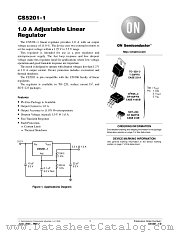 CS5201-1 datasheet pdf ON Semiconductor