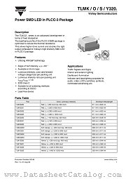 TLMO3202 datasheet pdf Vishay
