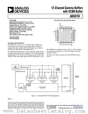 ADD8701ACP-REEL7 datasheet pdf Analog Devices