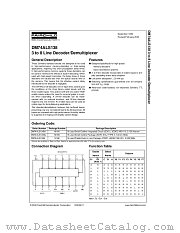 DM74ALS138N datasheet pdf Fairchild Semiconductor