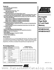 AT49BV6416C datasheet pdf Atmel