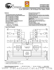 CY7C028V-15AC datasheet pdf Cypress