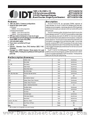 IDT71V35781S183BGI datasheet pdf IDT
