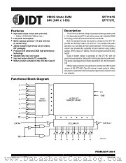 IDT5962-8601508YA datasheet pdf IDT