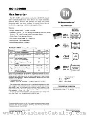 MC14069UBDR2 datasheet pdf ON Semiconductor