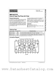 MM74HCT273MTC datasheet pdf Fairchild Semiconductor