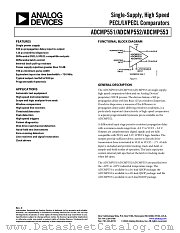 ADCMP551 datasheet pdf Analog Devices