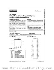 74FR25900SSCX datasheet pdf Fairchild Semiconductor