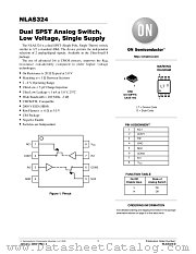 NLAS324 datasheet pdf ON Semiconductor