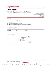 HVC363B datasheet pdf Renesas