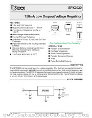 SPX2930N-L-3.5/TR datasheet pdf Sipex Corporation