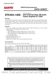 STK404-140S datasheet pdf SANYO
