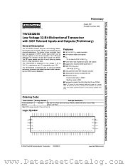74VCX32245GX datasheet pdf Fairchild Semiconductor