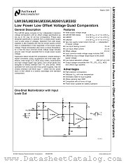 LM2901 MWA datasheet pdf National Semiconductor
