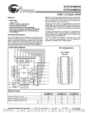 CY7C1018BV33-12VC datasheet pdf Cypress