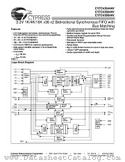 CY7C43664AV-15AC datasheet pdf Cypress