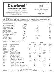 2N5209 datasheet pdf Central Semiconductor