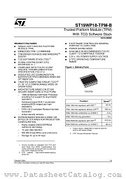 GST/SB19WP18AW40 datasheet pdf ST Microelectronics