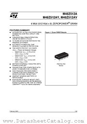 M48Z512A-70PM1 datasheet pdf ST Microelectronics
