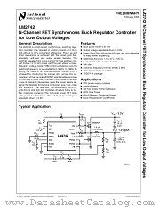 LM2742MTCX datasheet pdf National Semiconductor