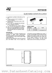 HCF4044 datasheet pdf ST Microelectronics